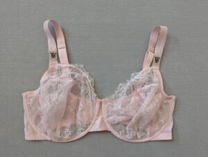 Victoria's Secret Fabulous Scattered Shine Strap Unlined Full Cup Bra 40G Pink